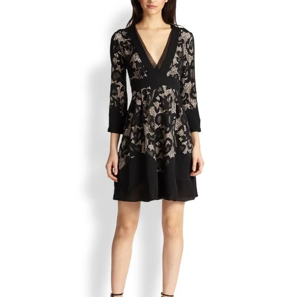 chinese dress ladies Fern Lace Crochet Leilana Dress